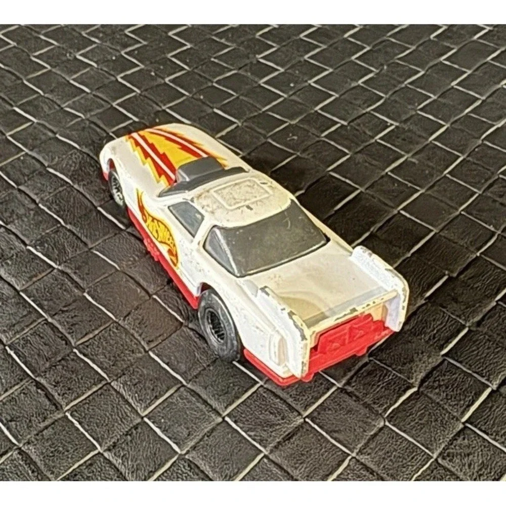 1993 McDonald's Hot Wheels Happy Meal Racing Series Dragster White Loose 1:64